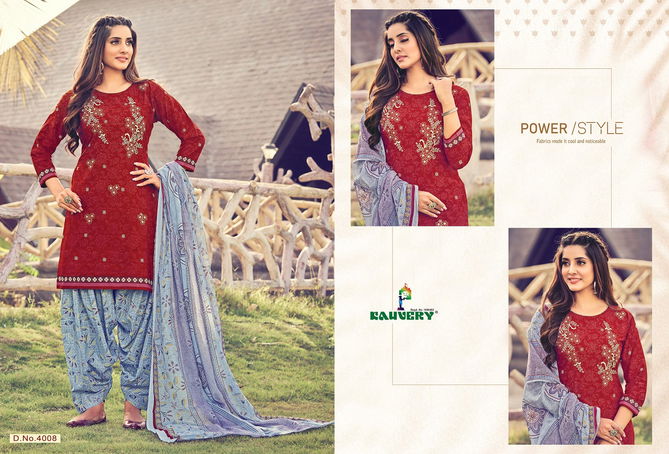 Kauvery Nyraa 4 Ready Made Cotton Fancy Ethnic Wear Designer Dress Collection